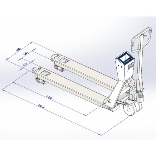 Wózek paletowy z wagą elektroniczną Lilascale B27SC_TAH155068_C4_2000_L_ECO_CE